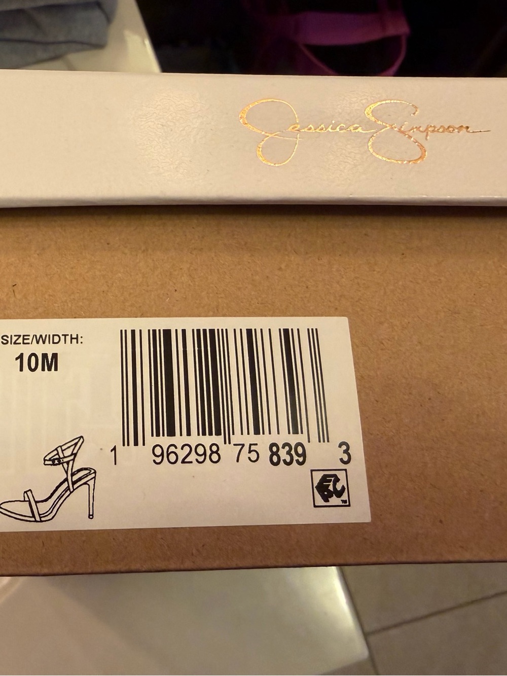 Jessica Simpson Women's Jovani Sandal Heels in Light blush cream - Size 10M